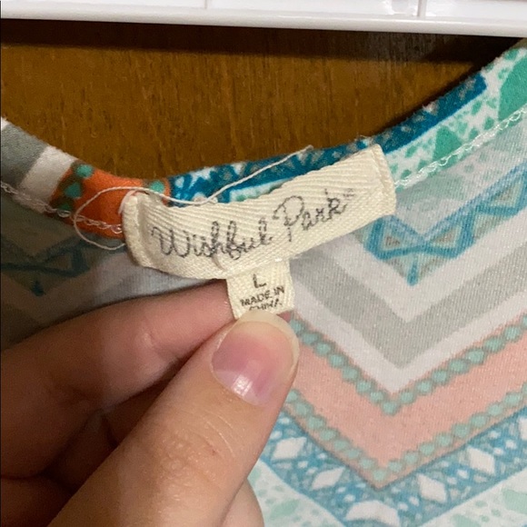 Orange/Green Chevron Tank - Picture 2 of 2